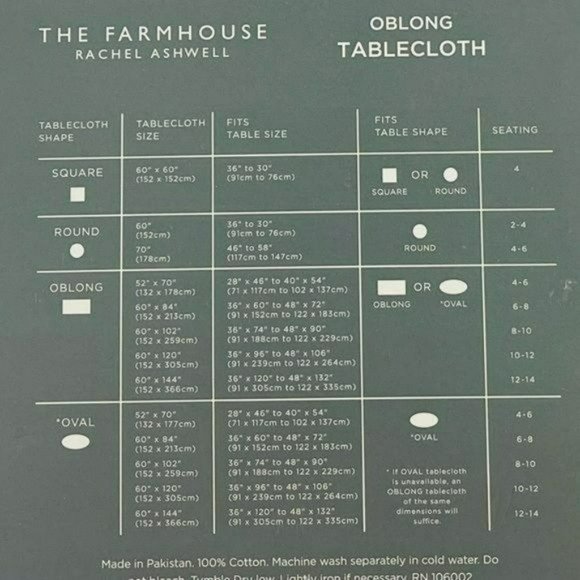 Rachel Ashwell Poinsettia Flowers Tablecloth 60x84in Oblong Gold Accents - Picture 8 of 12